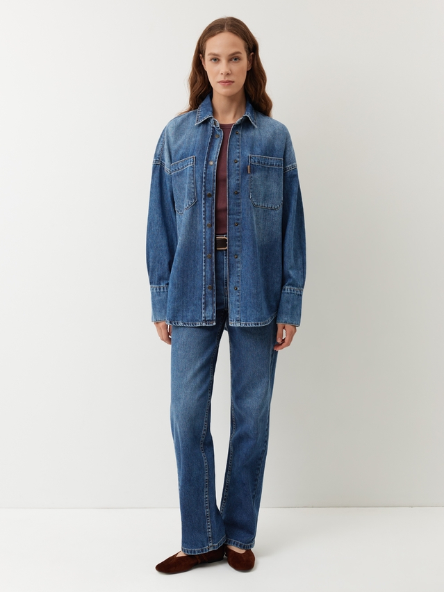 Denim windbreaker CONTE CON-986, s.170-84-90, blue - 5