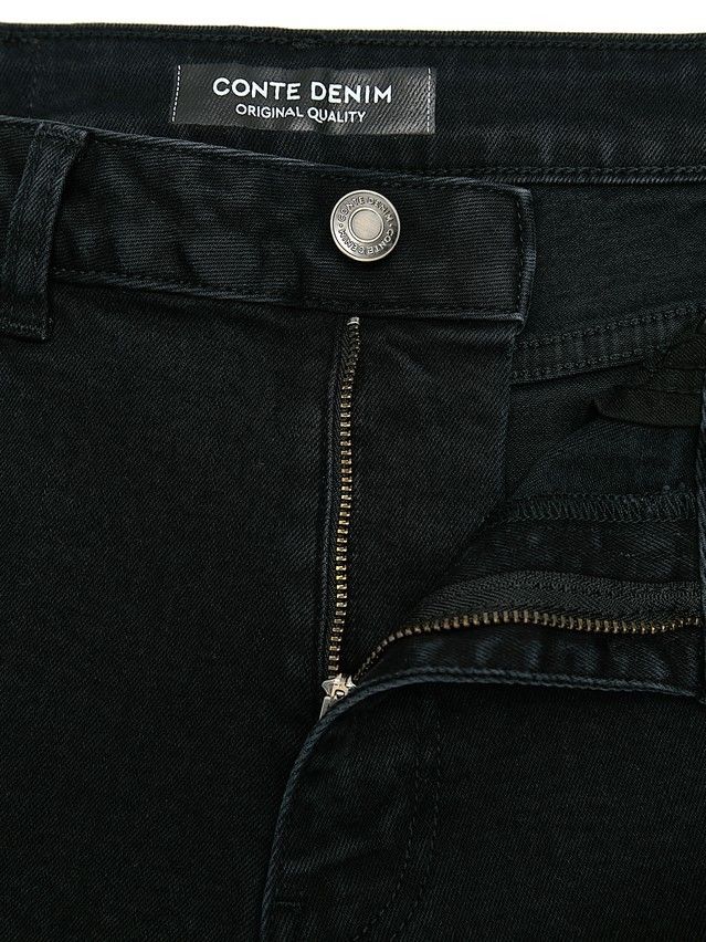 Women's jeans CONTE CON-844, s.164-90, washed black - 9