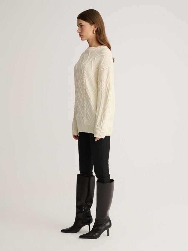 Women's pullover CONTE ELEGANT LDK23128, s.170-84, ecru - 2