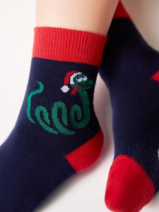 Children's socks CONTE-KIDS NEW YEAR, s.13-14, 165 navy - 4