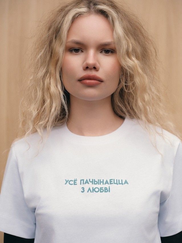 Women's polo neck shirt CONTE ELEGANT LD 3029, s.170-92, white-lyubou - 2