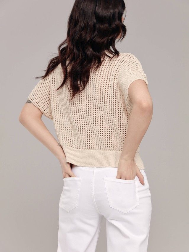 Women's pullover CONTE ELEGANT LDK187, s.170-84, beige - 2