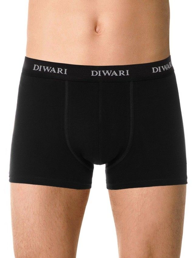 Men's underpants DiWaRi BASIC MEN MSH 2147, s.78,82, black - 1