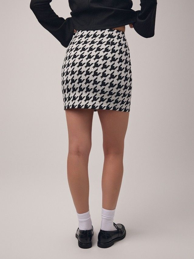 Women's skirt CONTE ELEGANT LU 2816, s.170-94, dogtooth - 5