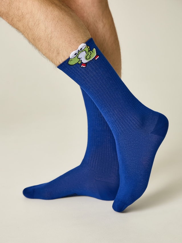 Men's socks DIWARI ACTIVE, s.25, 966 dark blue - 1