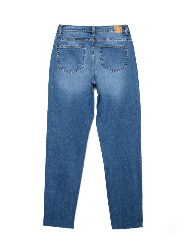 Mom Fit jeans jeans with High rise CON-189, s.170-102, mid blue - 5