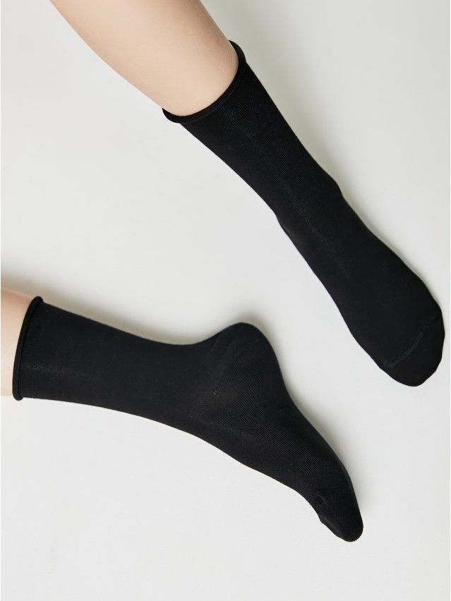 Women's cotton socks COMFORT (without elastic) 19C-101SP, rives. 36-37, 000 graphite - 6