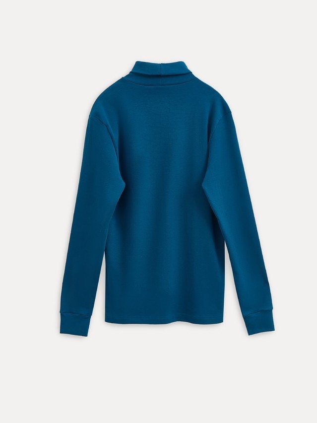 Men's polo neck shirt DIWARI BASIC MEN MD 4033, s.176,182-92, deep sea green - 4