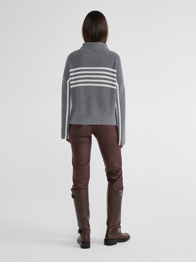 Women's pullover CONTE ELEGANT LDK23134, s.170-84, gray-white - 4