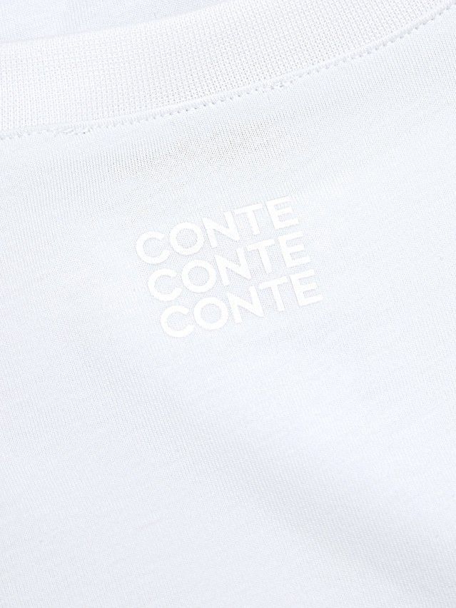 Women's polo neck shirt CONTE ELEGANT LD 3029, s.170-92, white-potato - 9