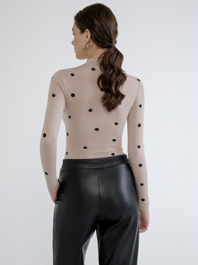Women's bodysuit CONTE ELEGANT LBD 2900, s.170-84-90, beige-dots - 4