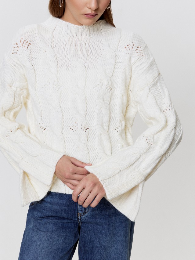 Women's pullover CONTE ELEGANT LDK24134, s.170-84, ecru - 3