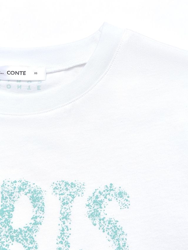 Women's polo neck shirt CONTE ELEGANT LD 3036, s.170-92, white-paris - 4