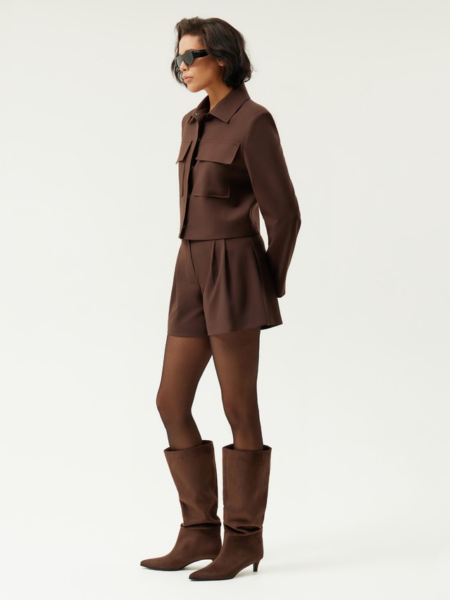 Women's jacket CONTE LJ 3867, s.170-84-90, dark brown - 3