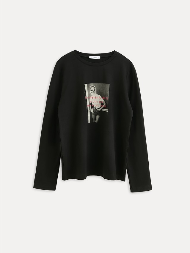 Women's polo neck shirt CONTE LD 3287, s.170-84, black-girl - 7