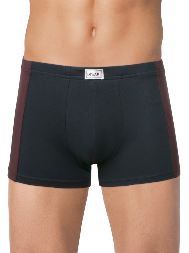 Men's underpants DIWARI BASIC MEN MSH 3119, s.78,82, dark navy-bordo - 1