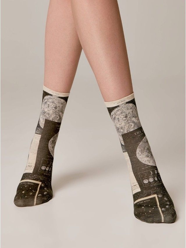 Women's socks CONTE ELEGANT FANTASY, s.23-25, 394 graphite - 3