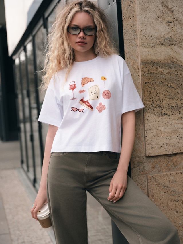 Women's polo neck shirt CONTE ELEGANT LD 3032, s.170-92, white-stickers - 1