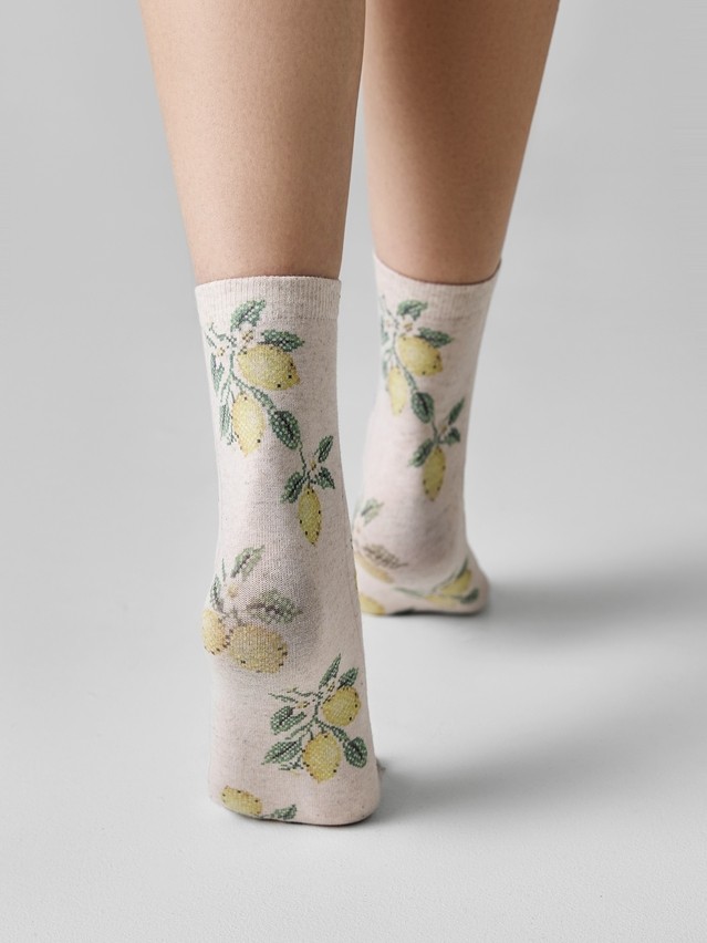 Women's socks CONTE ELEGANT FANTASY, s.23-25, 1236 lemon - 2