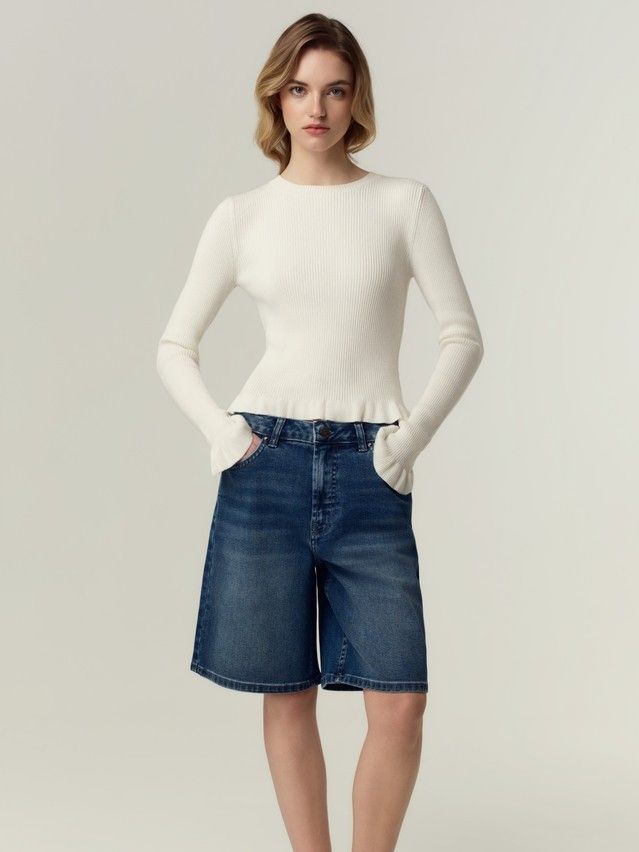 Women's pullover CONTE ELEGANT LDK2573, s.170-84, ecru - 1