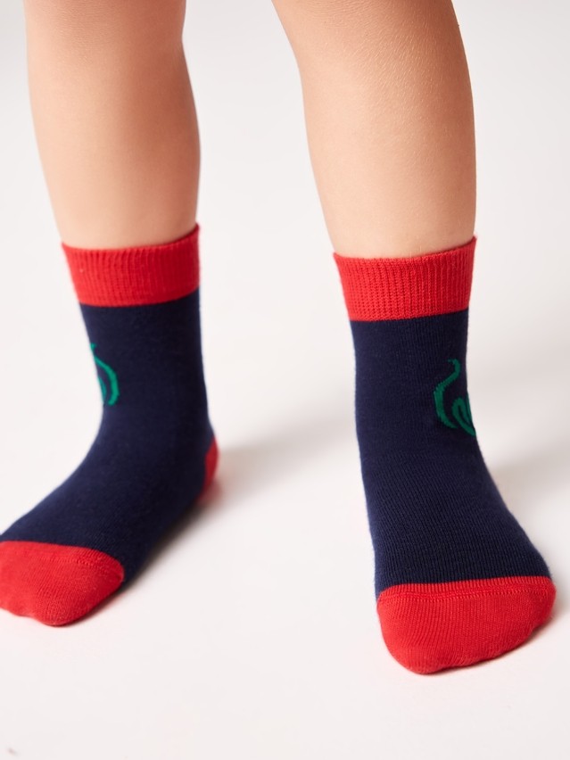 Children's socks CONTE-KIDS NEW YEAR, s.13-14, 165 navy - 2