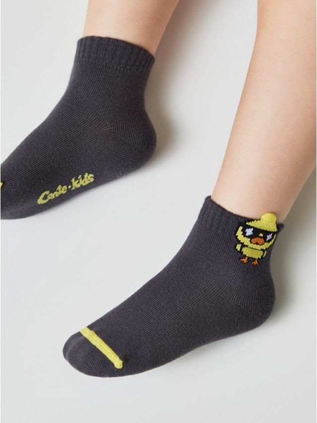 Children's socks CONTE-KIDS TIP-TOP, s.12, 967 dark grey - 4