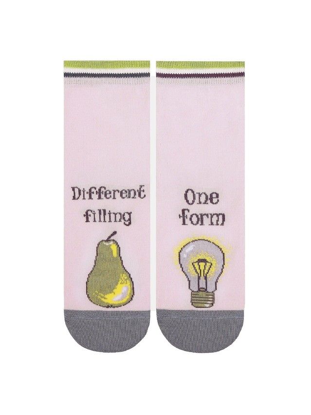 Women's socks CONTE ELEGANT HAPPY, s.23, 128 light pink - 1