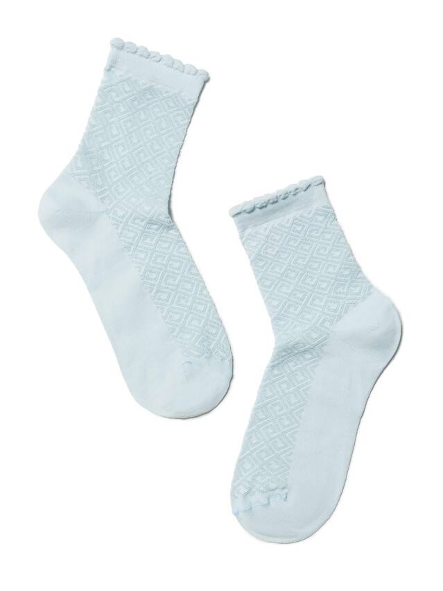 Children's socks CONTE-KIDS BRAVO, s.33-35, 188 pale turquoise - 1