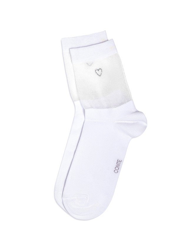 Women's socks CONTE ELEGANT CLASSIC, s.23-25, 684 white - 3