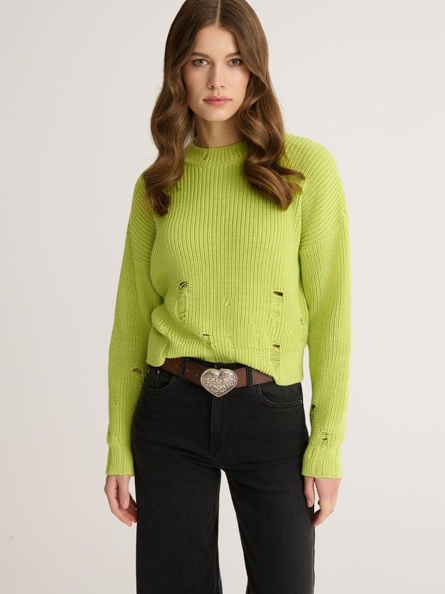 Women's pullover CONTE ELEGANT LDK2394, s.170-84, lime - 2