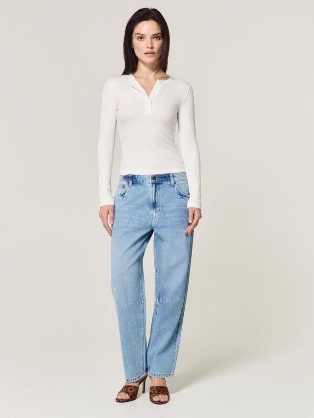 Women's jeans CONTE CON-856, s.164-90, light blue - 3
