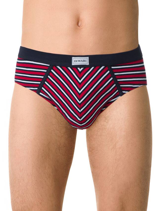 Men's underpants DiWaRi BAND MSL 811, s.78,82, red - 1