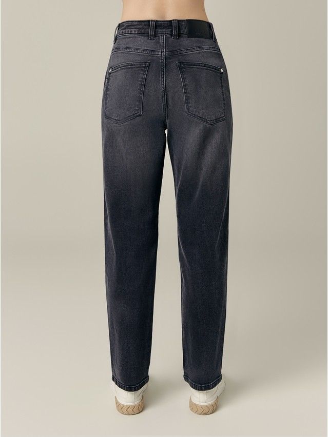 Denim trousers CONTE ELEGANT CON-664, s.170-102, black - 5