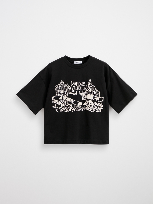 Women's polo neck shirt CONTE ELEGANT LD 3032, s.170-92, black-park guell - 1