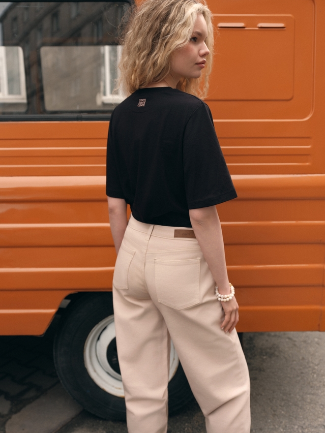 Women's polo neck shirt CONTE ELEGANT LD 3036, s.170-92, black-cat club - 2