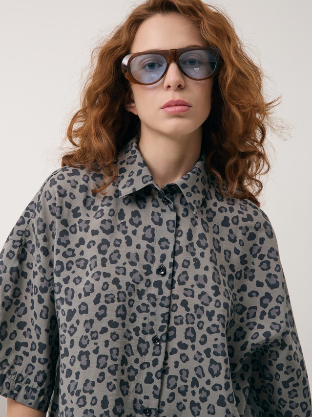 Women's blouse CONTE LBL 3729, s.170-84-90, khaki leo - 3