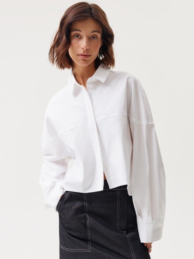 Women's shirt CONTE LRU 3737, s.170-84-90, white - 4