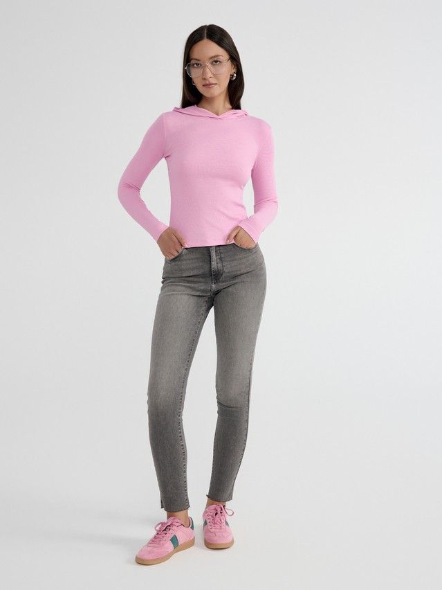 Denim trousers CONTE ELEGANT CON-701, s.170-102, grey - 2