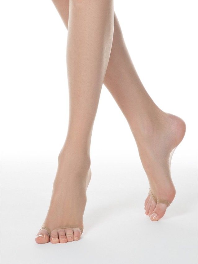 Women's tights CONTE ELEGANT SUMMER 8 OPEN TOE (euro-envelope),s.2, natural - 2