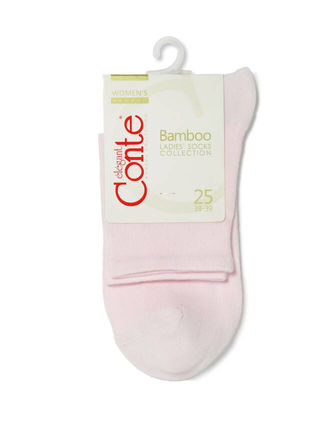 Women's socks CONTE ELEGANT BAMBOO, s.23, 000 light pink - 3