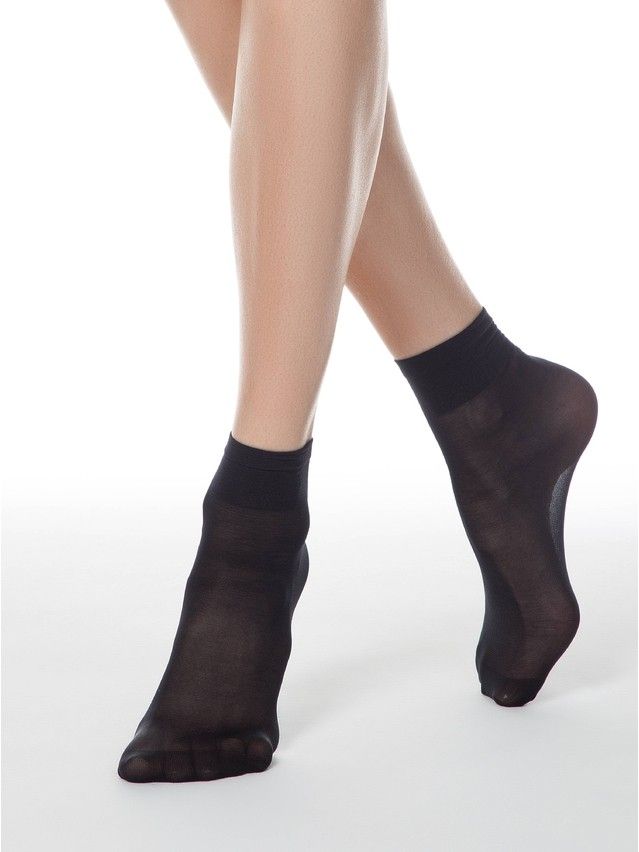 Women's socks CONTE ELEGANT TENSION SOFT 40 (1 pair),s.23-25, nero - 2