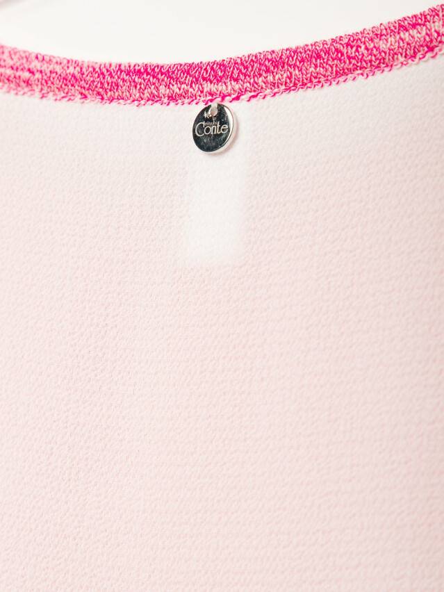 Women's polo neck shirt CONTE ELEGANT LDK047, s.170-84, camelia rose - 5