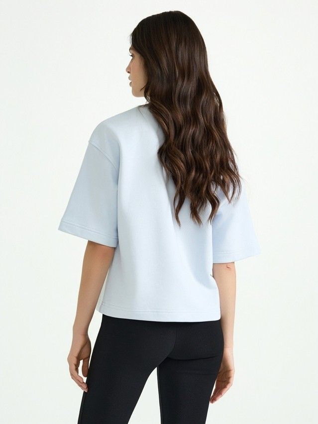 Women's polo neck shirt CONTE ELEGANT LD 3154, s.170-84, blue quartz - 5