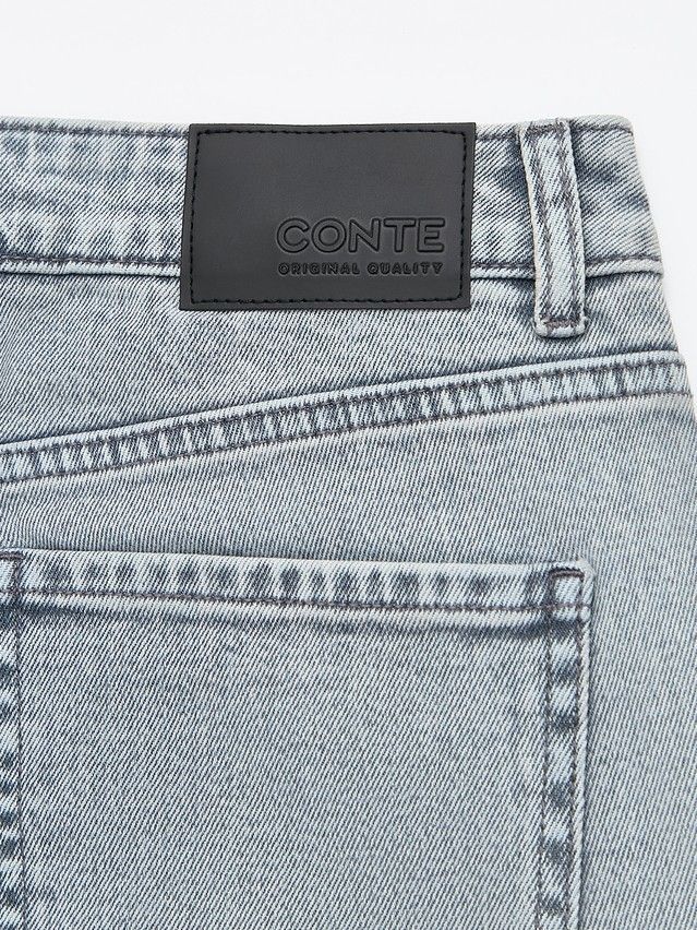 Denim trousers CONTE ELEGANT CON-731, s.170-102, grey - 10