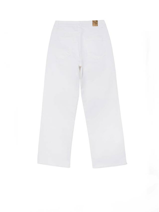 Denim trousers with High rise CON-243, s.170-102, white - 6