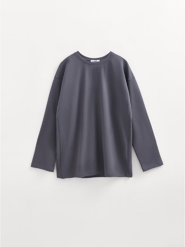 Women's polo neck shirt CONTE ELEGANT LD 3142, s.170-84, graphite - 5