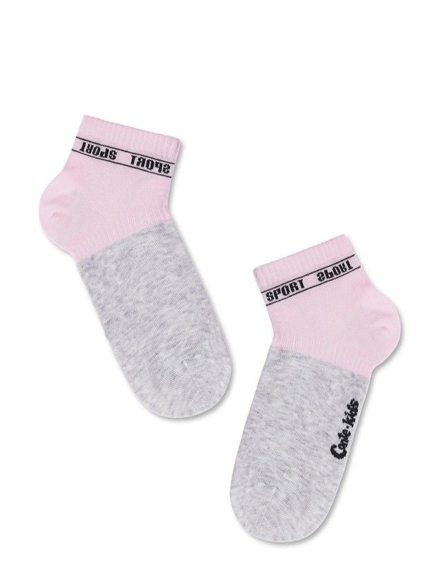 Children's socks ACTIVE (short) 13С-34SP, s.30-32, 510 light pink-gray - 1