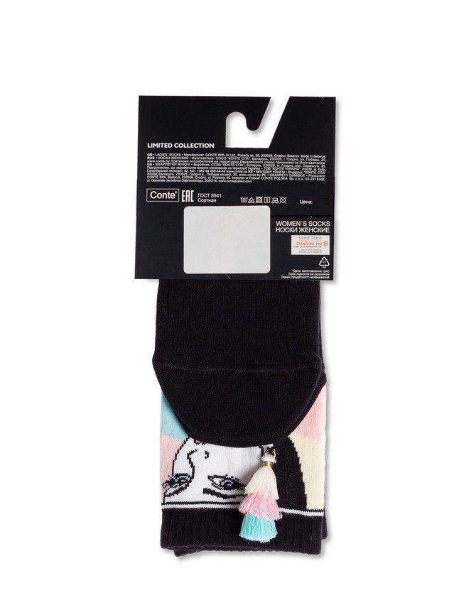 Women's socks CONTE ELEGANT FANTASY, s.23-25, 232 black - 5