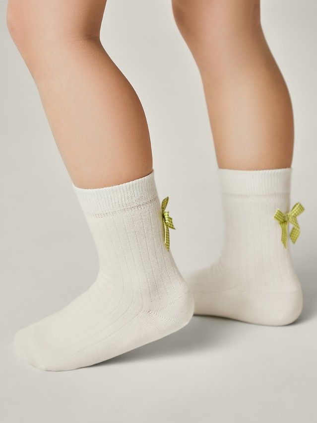 Children's socks CONTE-KIDS TIP-TOP, s.16, 109 milky - 2