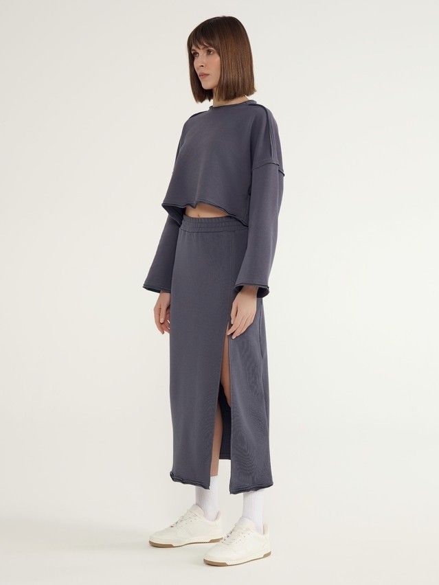 Women's skirt CONTE ELEGANT LU 3066, s.170-90, graphite - 6